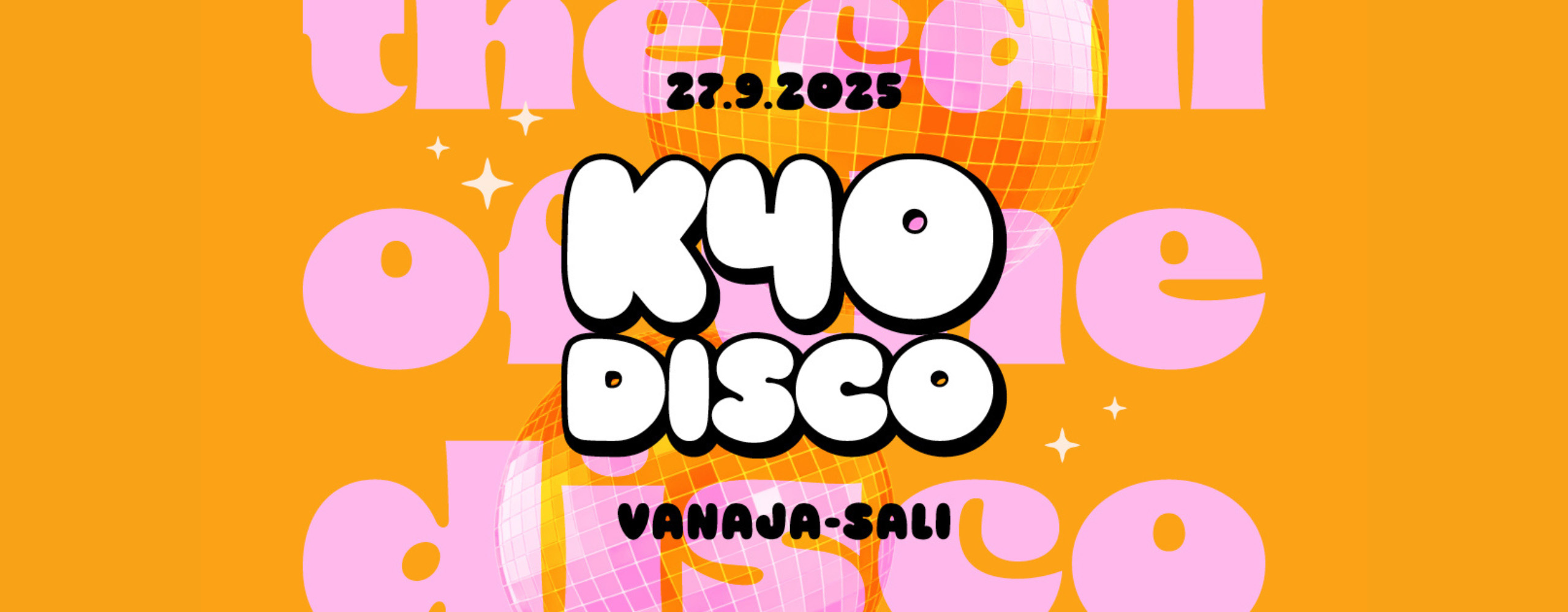 K40 disco Verkatehtaalla 27.9.2025