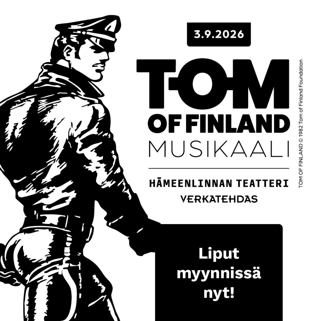Tom of Finland -musikaali Verkatehtaan Vanaja-salissa syksyllä 2026!