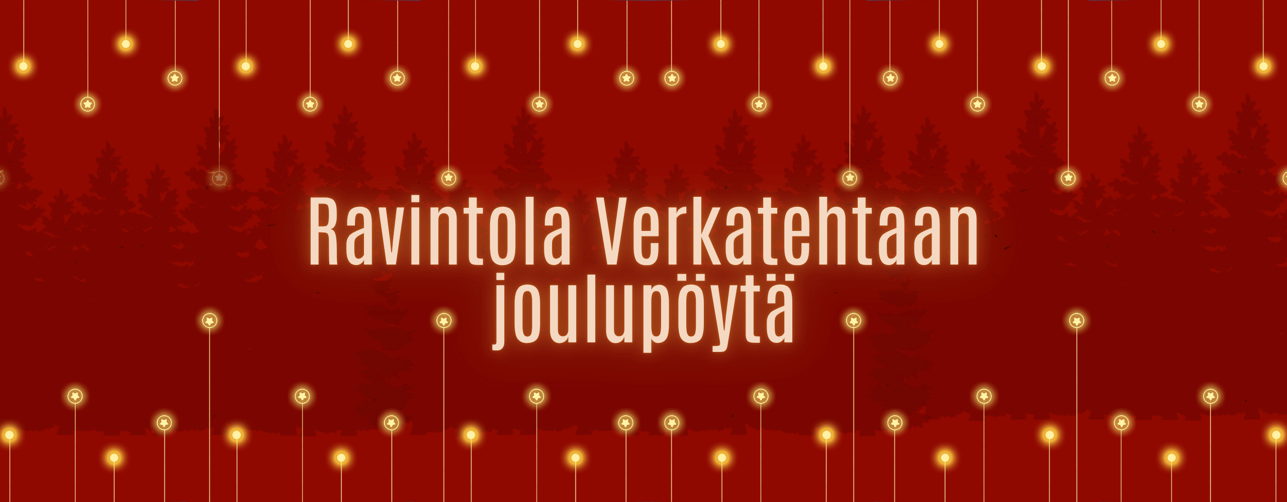 Ravintola Verkatehtaan joulupöytä 2026