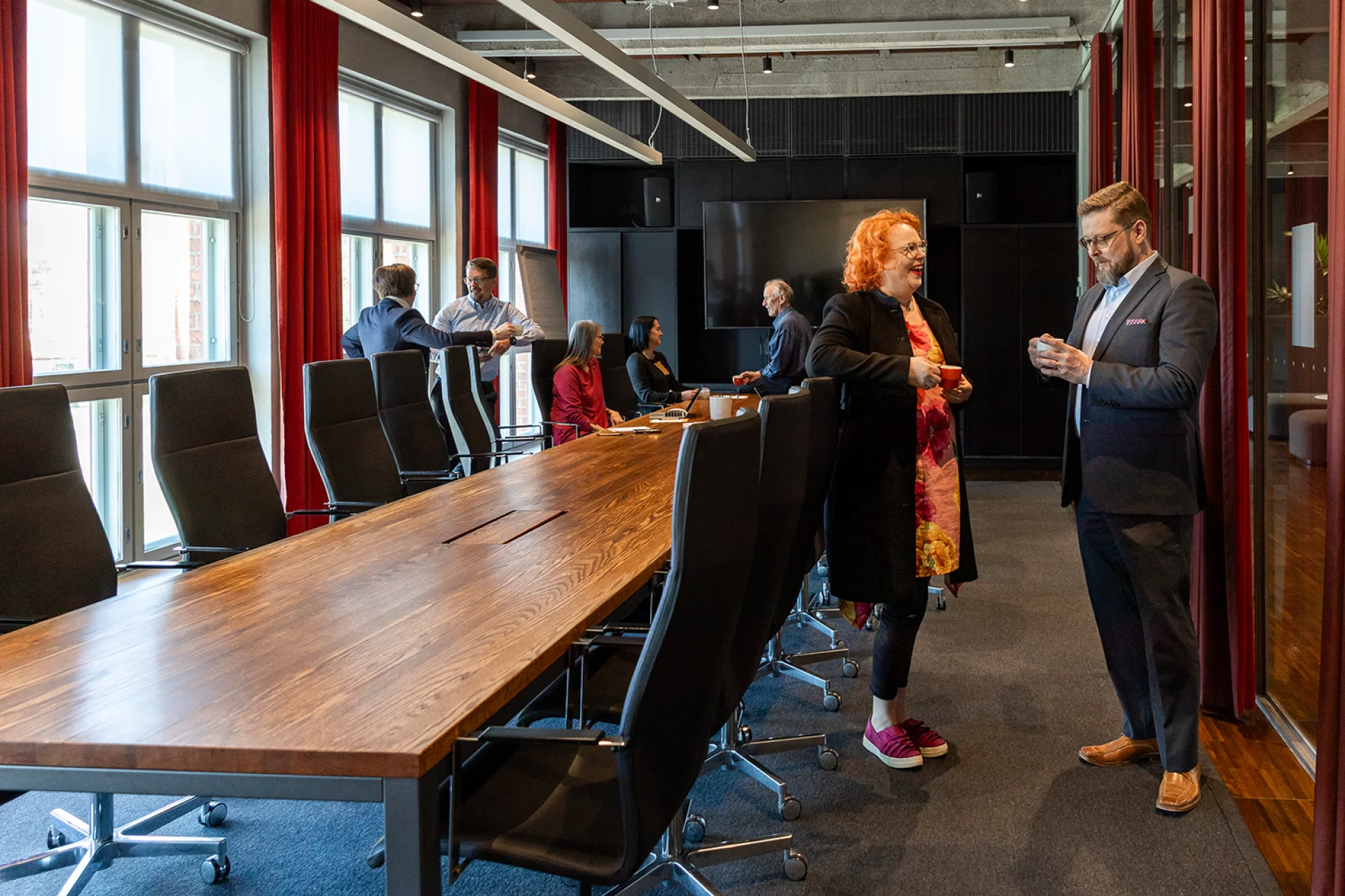 Kokoustilat Hämeenlinna, kokoushuone 3, kokouksen järjestäminen Verkatehtaalla