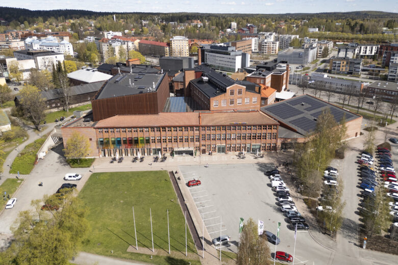 Verkatehtaan kulttuurikorttelin ilmakuva